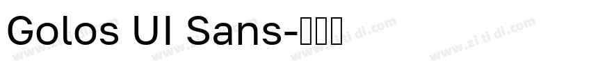 Golos UI Sans字体转换